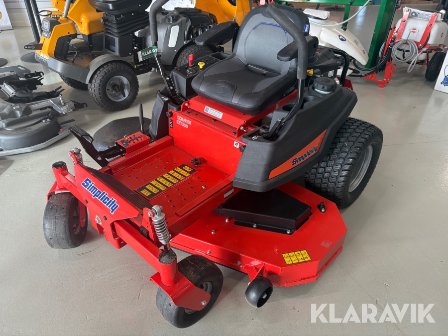 Zeroturn plæneklipper Simplicity COURIER SZT350