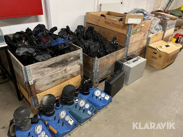 Røgdykker udstyr Drager 5 paller