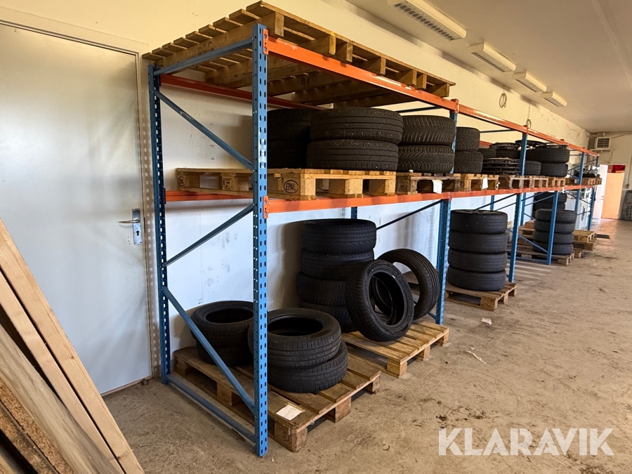 Pallereol 5 fag - 30 styk europaller medfølger