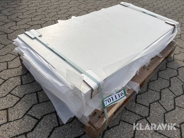 Eternitplader - 119,5x59,5 cm - 28 styks - perle