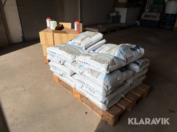 Kvartsand til styrkefuger Lithomex 650kg / 27 sæt