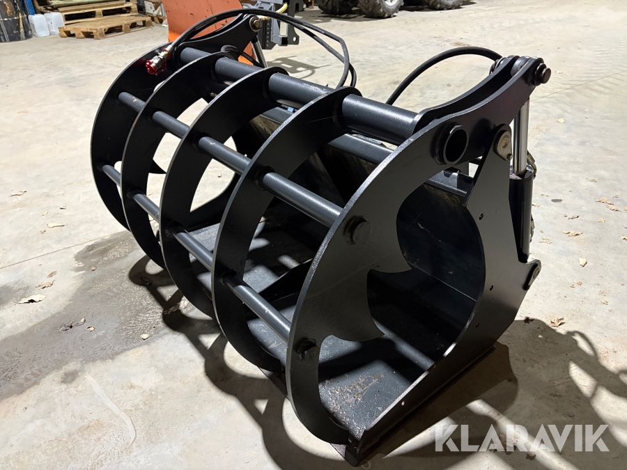 Hydraulisk gribeskovl med overfald Metal-technik - 140 cm - giant skifte