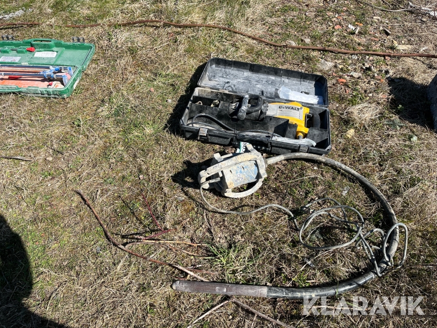 Nedbrydningshammer og stavvibrator
