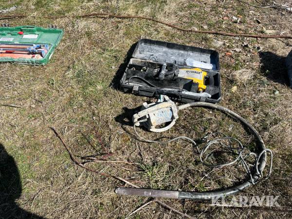 Nedbrydningshammer og stavvibrator