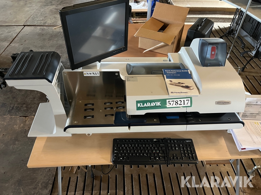 Frankeringsmaskine med vægt Pitney Boerrs Connect 1000