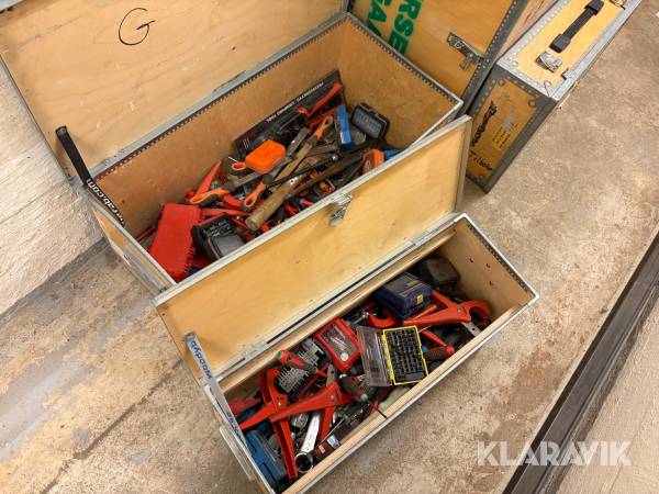 Kasser med værktøj - 2 styk