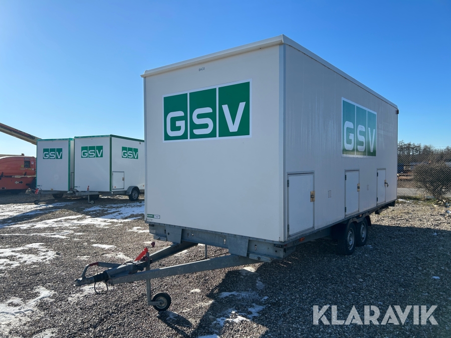 Toilet- og badeskur Scanvogn