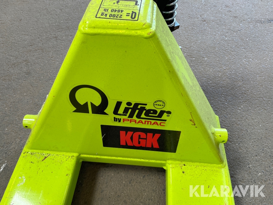 Palleløfter Liftec, Odense, Klaravik auktioner