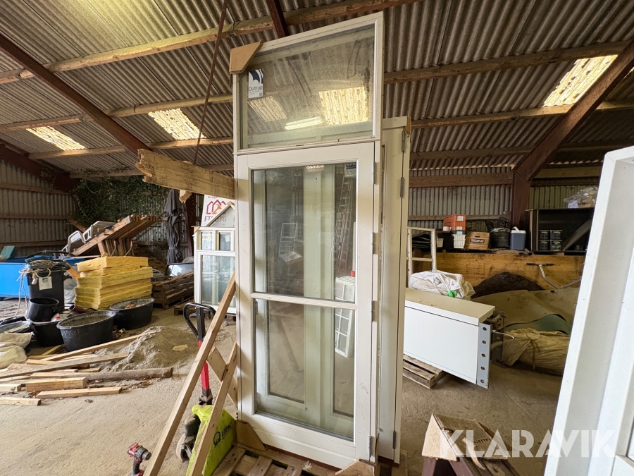 Terrasedør med fast overlys Outrup Ukendt