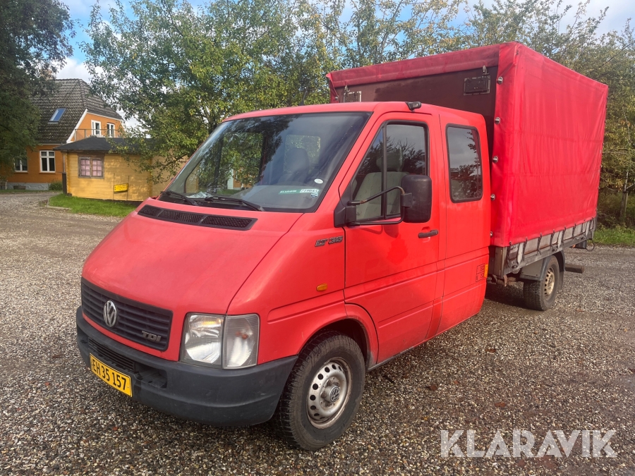 Varebil Volkswargen LT35 Dobbeltkabine 2.5TDI Mandskabsvogn