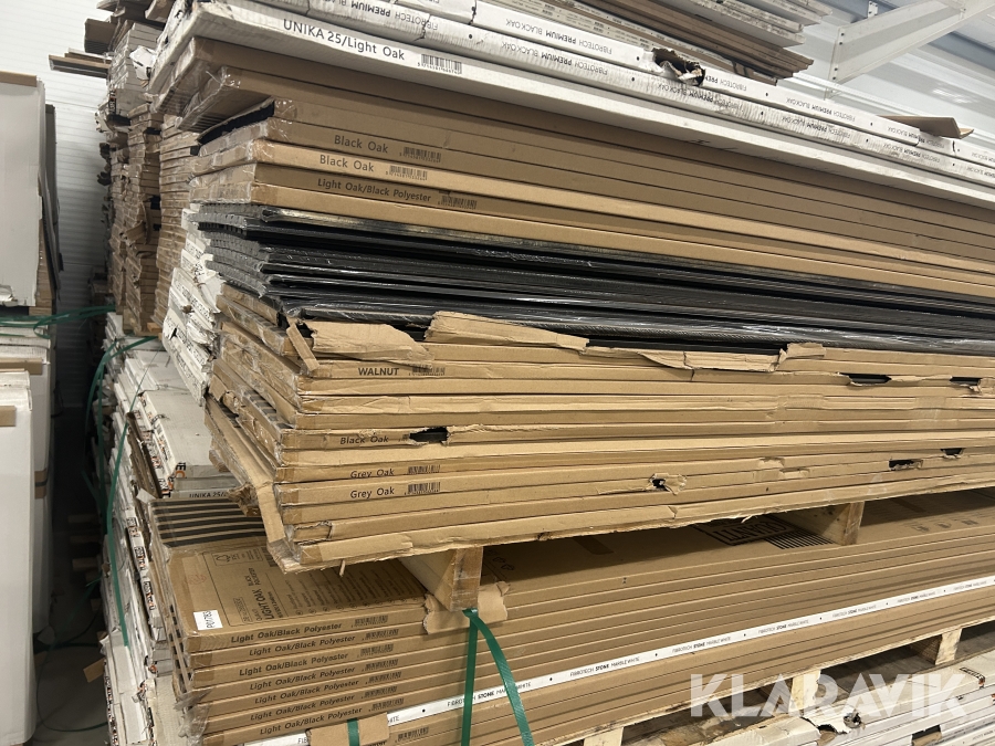 Akustikpaneler Fibrotech 2. sortering 44stk