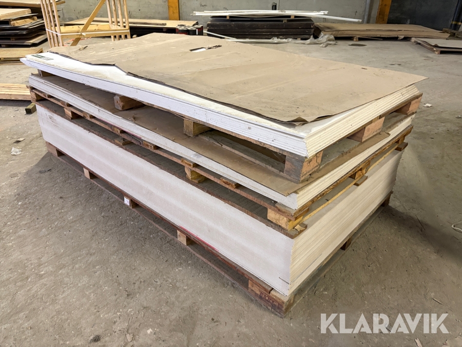 Beklædningsplader natur - 1 palle