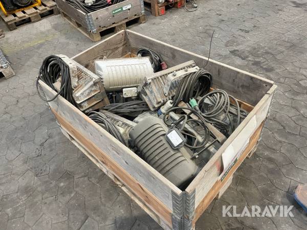 Stort Lot af Arbejdslys projektør 11styk