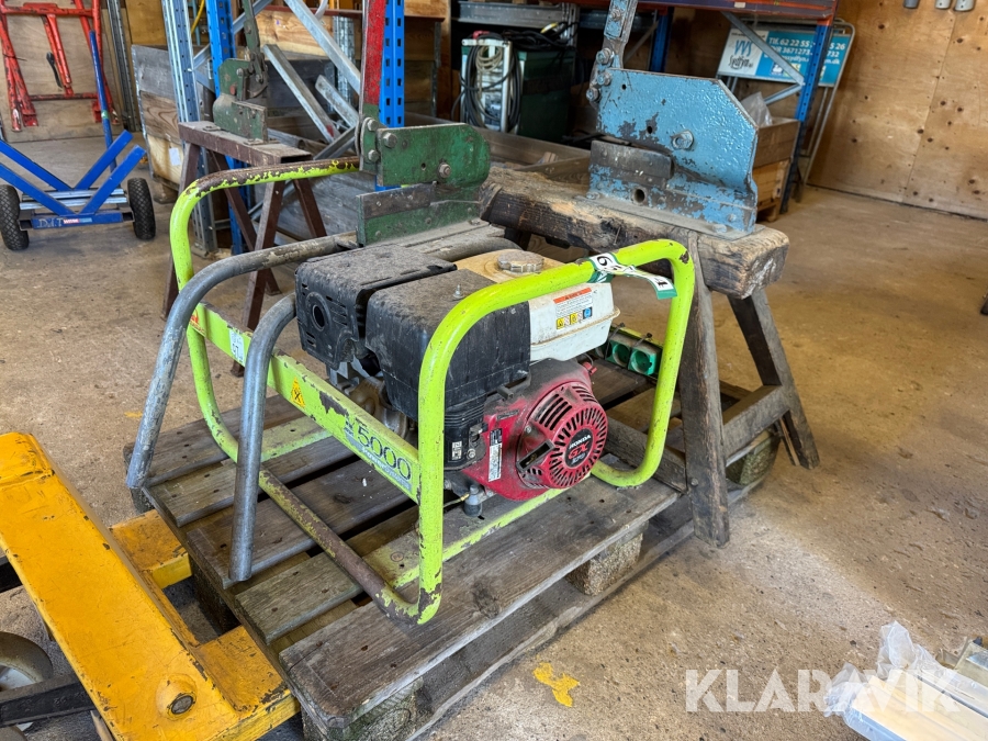 Generator og klipper PowerSystems 5000 med 2 styks klippere