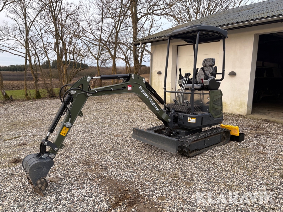 Gravemaskine Cartiwell Cw-18 med fedtsprøjte