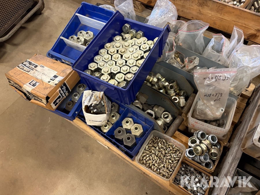 Lot - Fittings - assorterede - 1 palle