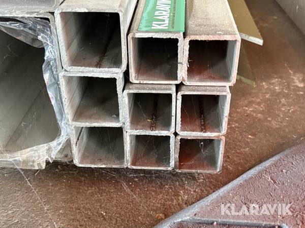 Rustfri stål profiler firkantet