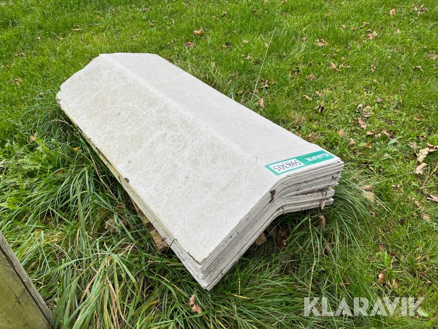 Rygningsplader Eternit 20 stk