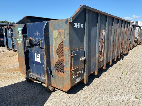 Åben container Lasto - 31 m3