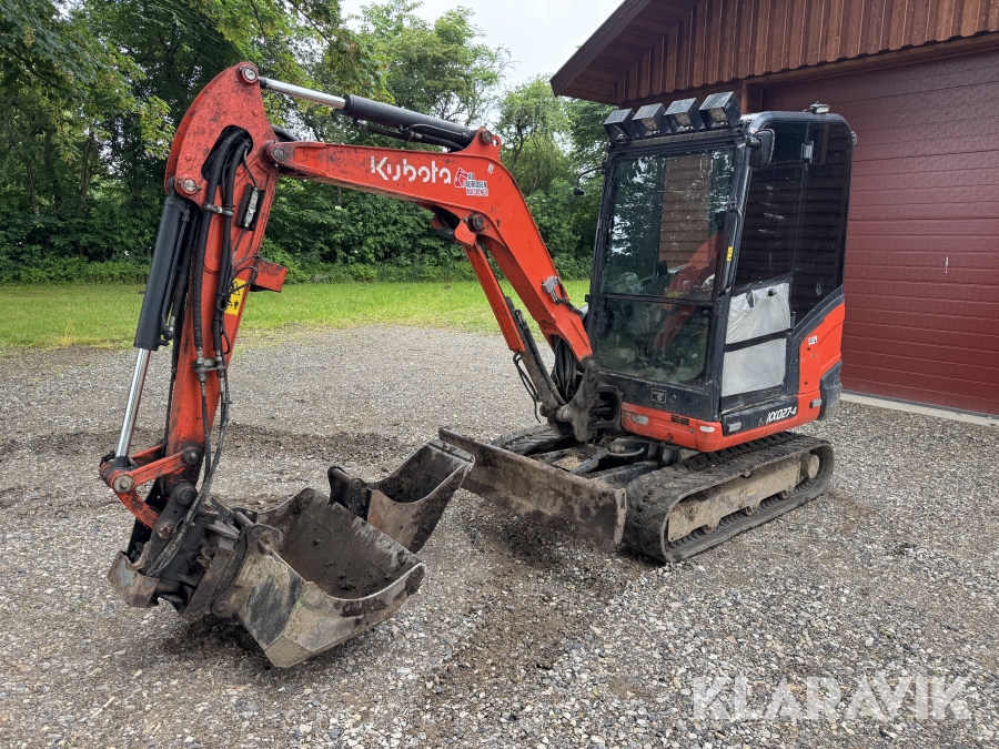 Gravemaskine Kubota KX027-4