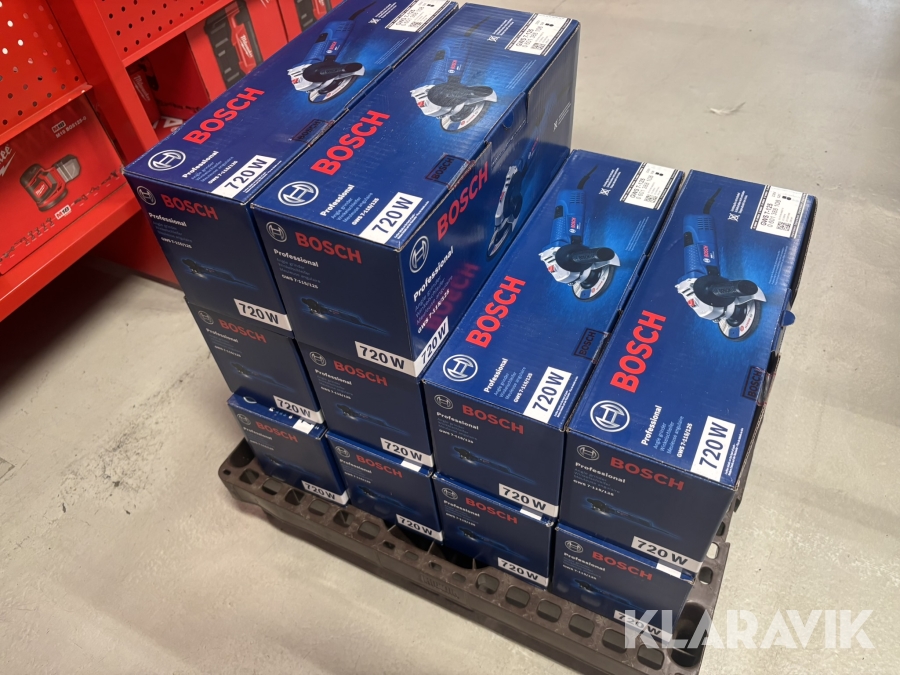 Vinkelsliber akku Bosch GWS 7-125 10 styk