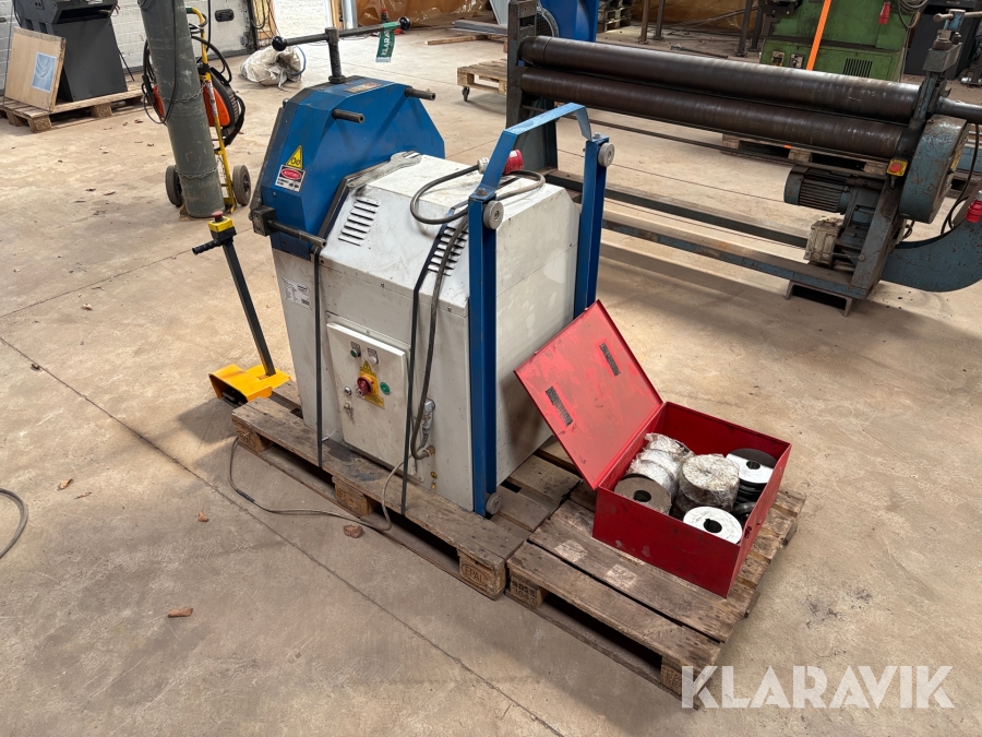 Profilvalse Metallkraft PRM 35 F med ekstra valseruller