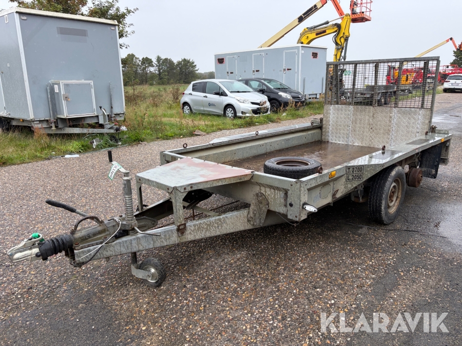 Maskintrailer Ifor Williams - 2700kg