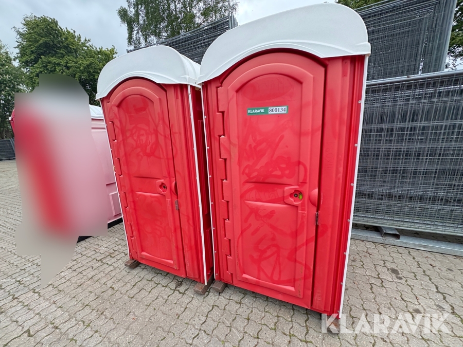 Toiletkabiner 2 styk