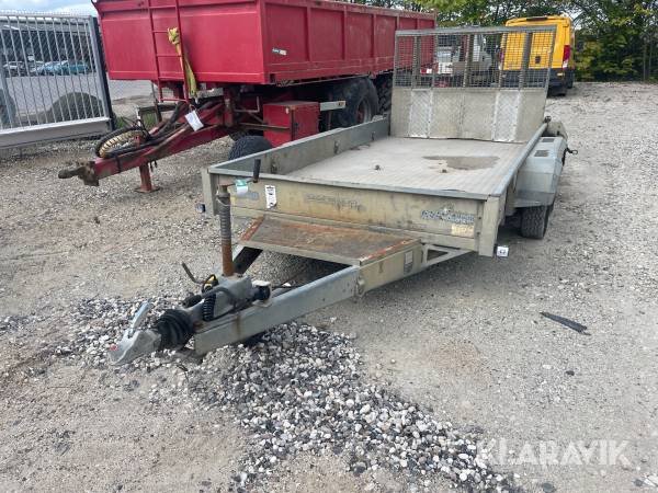 Maskintrailer Nugent 12X6 3500kg