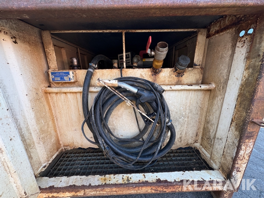Dieseltank med pumpe Ehes 1000 liters