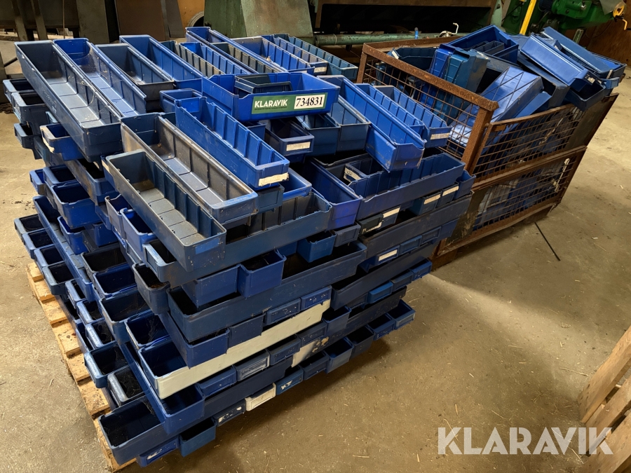 Assorteret  Lager kasser Arcasystems parti