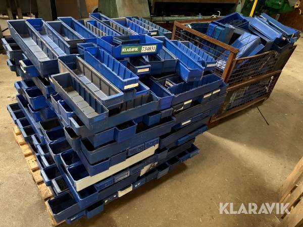 Assorteret  Lager kasser Arcasystems parti