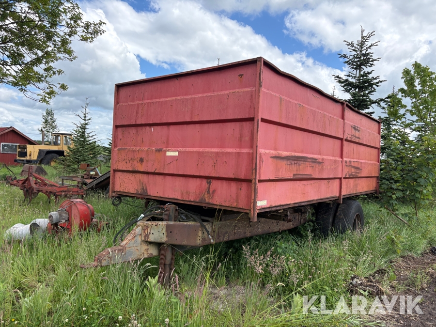 Kornvogn med tørre-enhed