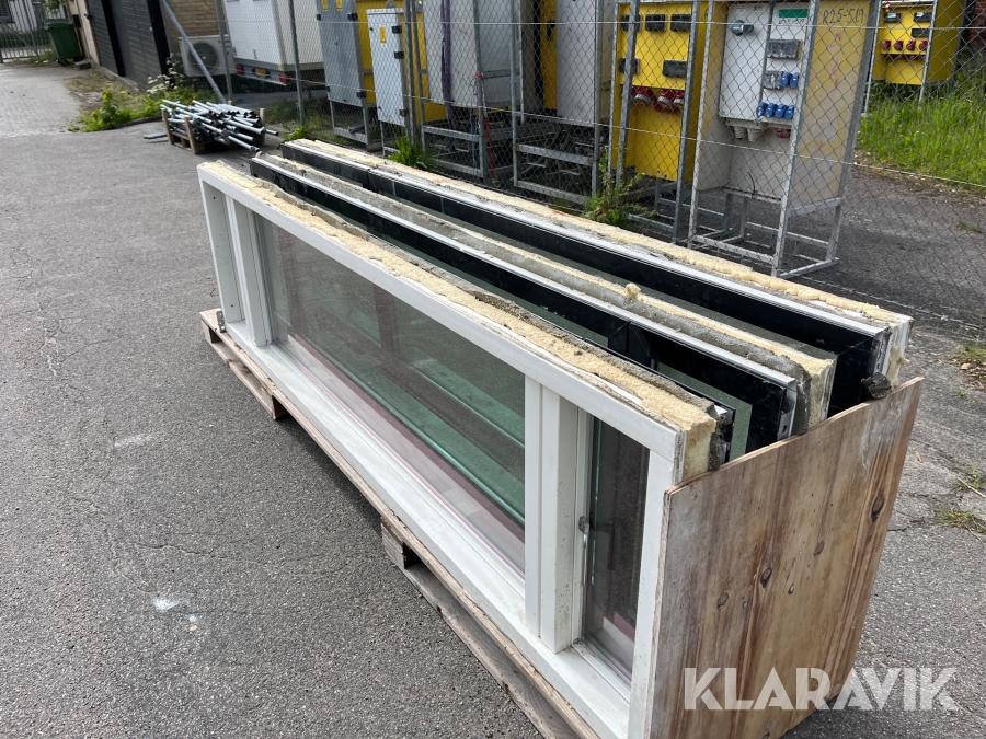 Lange vinduer Velfac 2 lags 3 styk