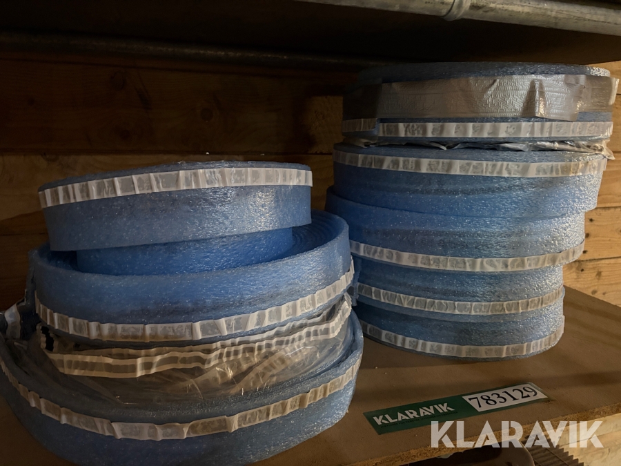Kantbånd Kantisolering i PE-skum – 6ruller + 1 mindre rulle