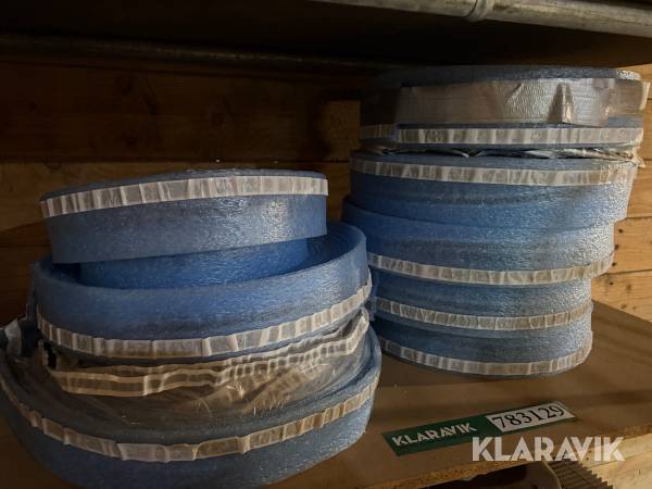 Kantbånd Kantisolering i PE-skum – 6ruller + 1 mindre rulle