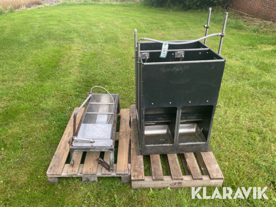 Fodderautomat & vandtrug