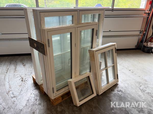 Vinduer blandet 8 styk