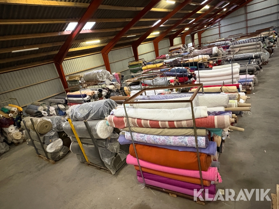 Stof metervarer 125.000 meter - 2400 ruller