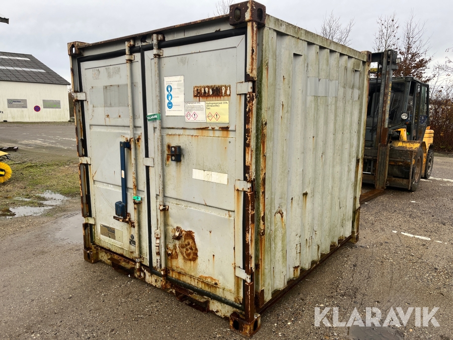 8 fod container M Låsebom