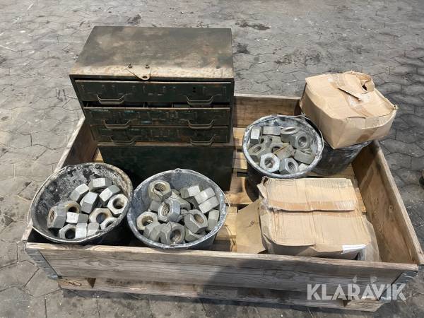 Møtrikker + Metalskabe