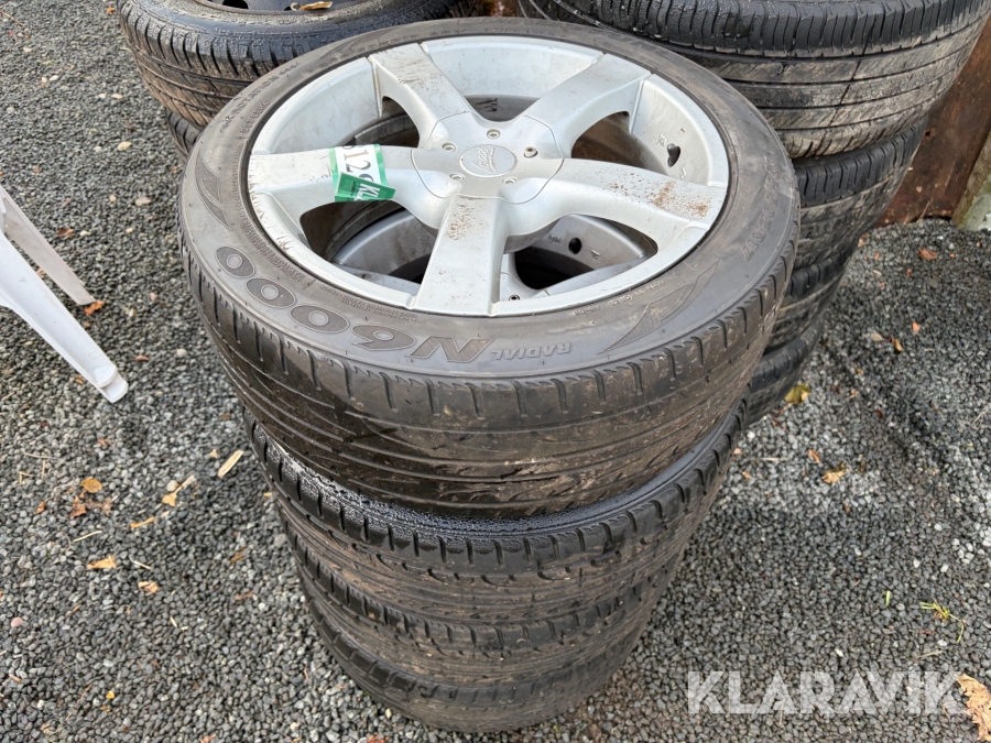 Dæk med fælge Roadstone N6000 - 4 styk