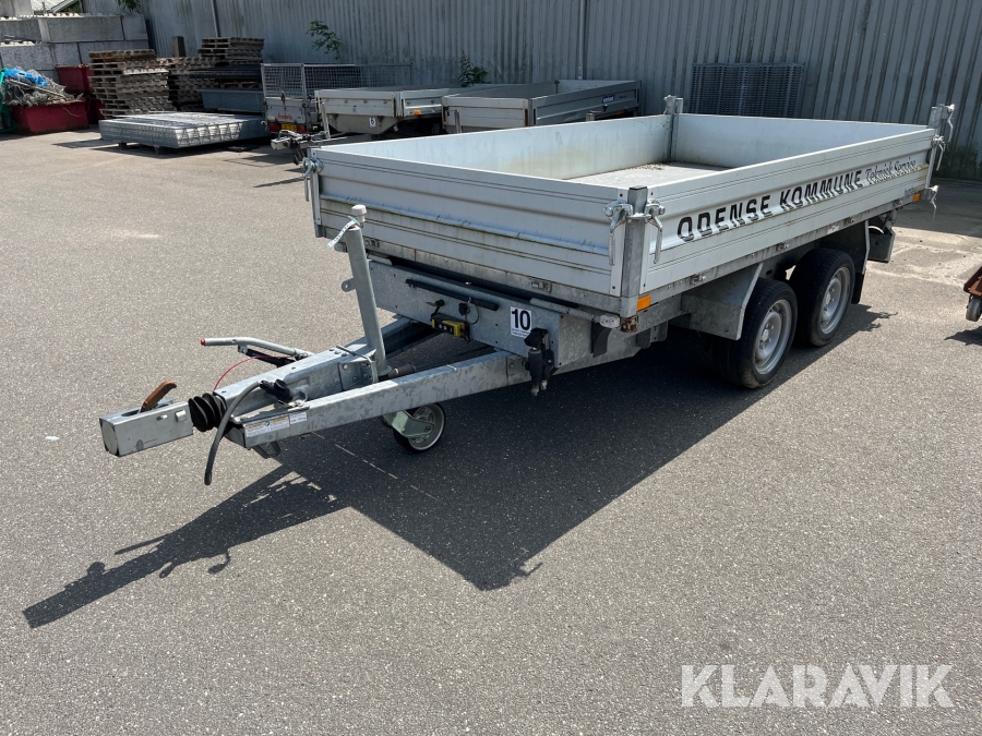 Anhængere til personbiler Humbauer HZ 3500-B 3-vejs tiptrailer
