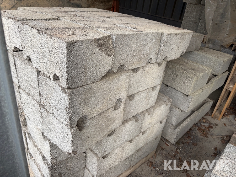 Lecablokke med riller 87 styk