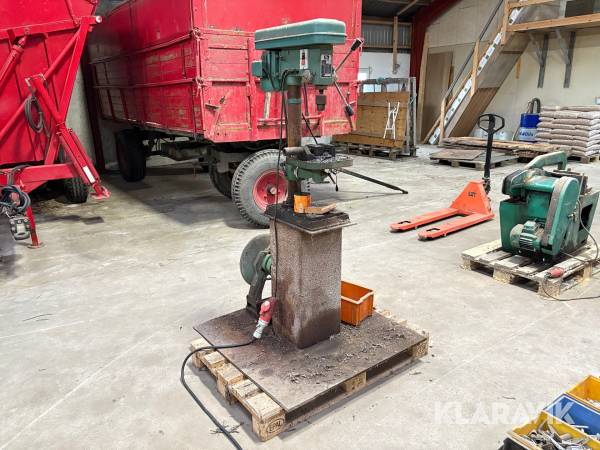 Søjleboremaskine + Kapsav til metal Try Tool & Hitachi TT-16A & CC14 - 2 styk