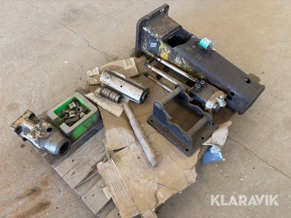 Hydrauliskhammer i dele.