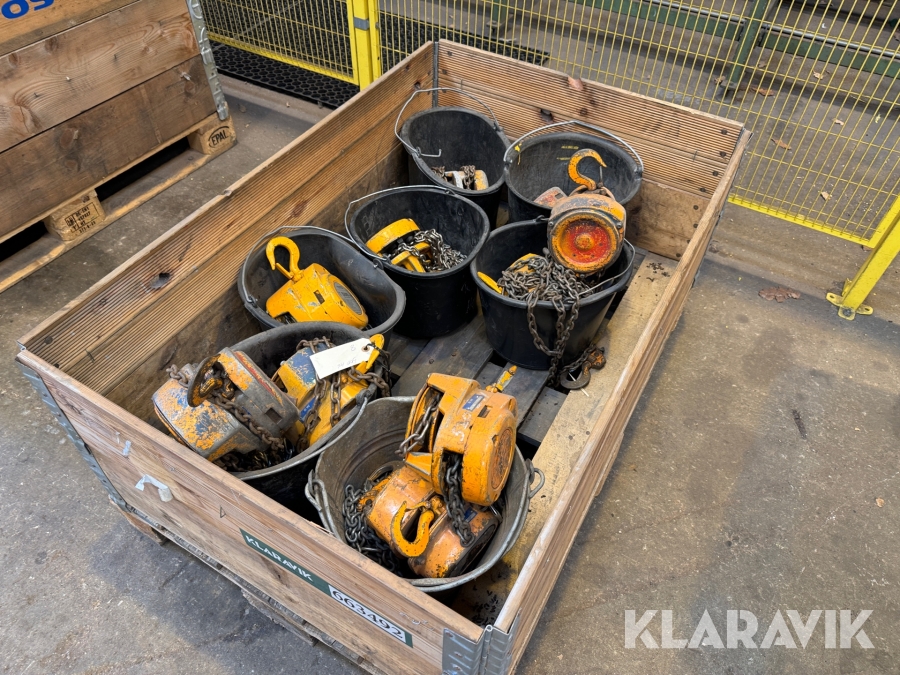 Kædetalje 500 kg Kito CF005 10 stk