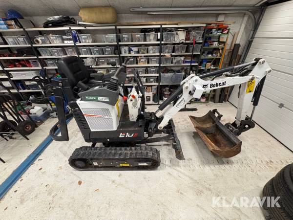 Gravemaskine Bobcat E10Z med tiltfunktion