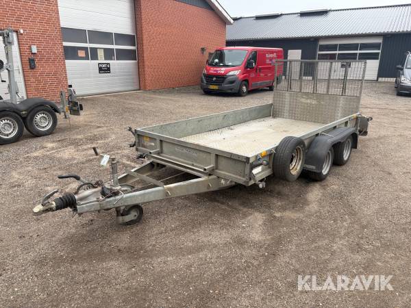 Maskintrailer Ifor Williams GP 126 GM 3500 kg.
