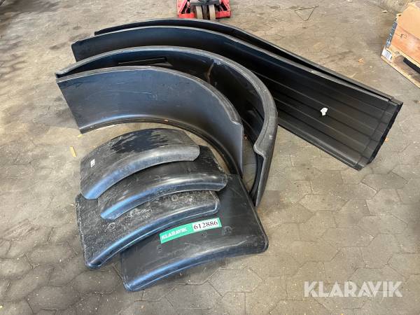 Hjulskærme diverse skærme 8 styk 